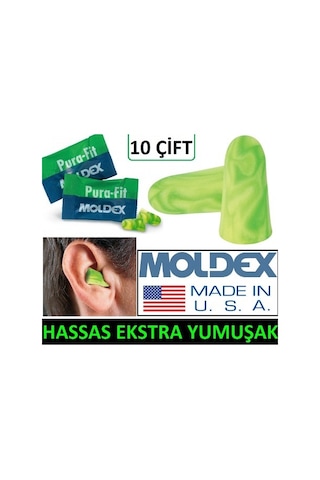 Moldex Yumuşak Kulak Tıkacı Gürültü Ses Tıkaç Tıpa