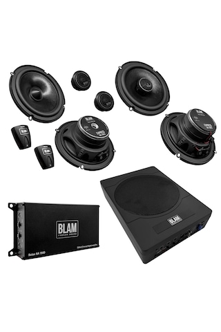 Blam Oto Ses Sistemi Paketi - Komponent - Koaksiyel - Amfi- Subwoofer