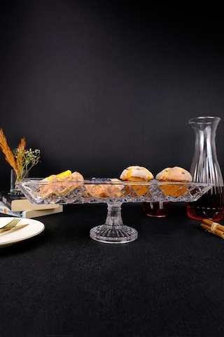 Digithome Ayaklı Cam Servis Sunumluk 39,5 Cm St.kfs.710 C1-1-288