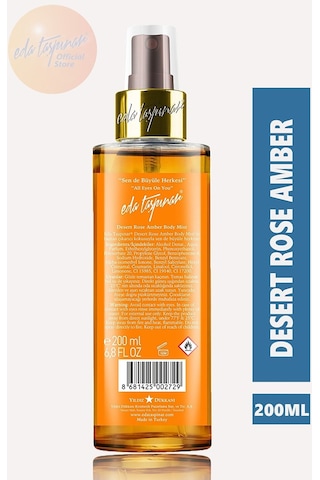 Eda Taşpınar Rose Amber Body Mist Vücut Spreyi 200 ML