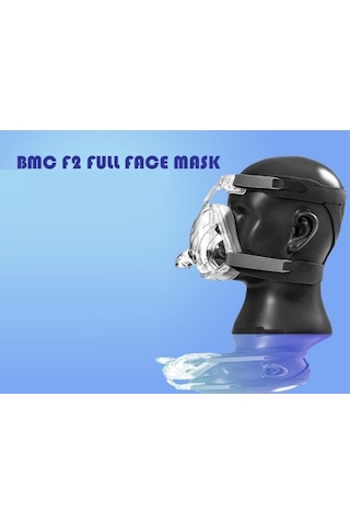 Bmc F2 Full Face Ağız - Burun Cpap & Bpap Maskesi L