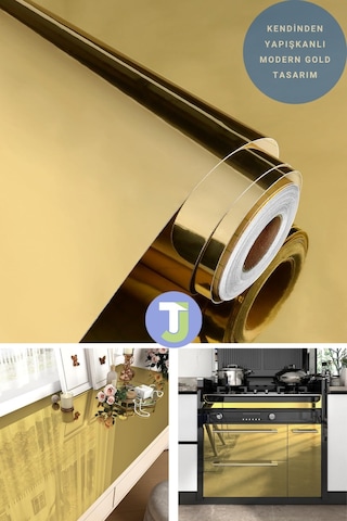 Technojet Kendinden Yapışkanlı Folyo Mutfak Banyo Tezgah Duvar Dolap Ve Masa Kaplama 60cmx100cm 001