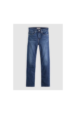Levi's 724 High Rise Straight Lightweight Kadın Jean Pantolon - What Else Cool-24657 Dark İndigo - Worn İn