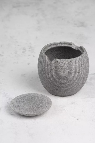 Denezo Kapaklı Pamuk Disk Ve Çubukları İçin Düzenleyici 250810653 Gri