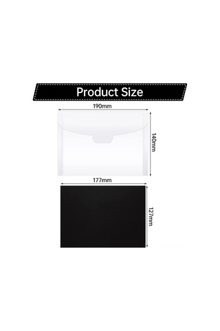 Vkemall 10 Adet 19x14cm Şeffaf Pvc Depolama Çantası, Kalıp Ve Aletleri İçin Organize Etme Çantaları Seti Çok Renkli