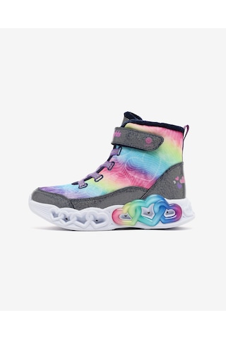 Skechers Infınıte Heart Lıghts Büyük Kız Çocuk Lacivert Işıklı Bot 303054l Nvmt Lacivert