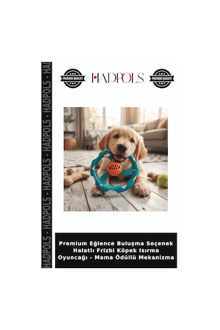 Premium Eğlence Buluşma Seçenek Halatlı Frizbi Köpek Isırma Oyuncağı - Mama Ödüllü Mekanizma