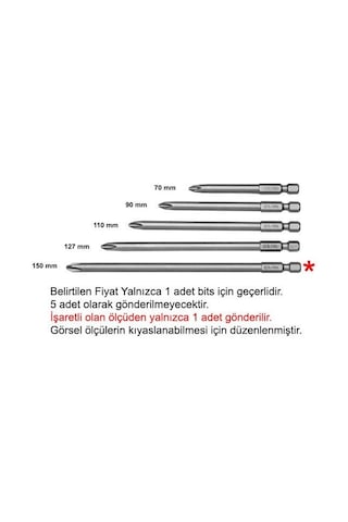 Ceta Form Cb/1522 Yıldız Bits Uç Ph2x150 Mm