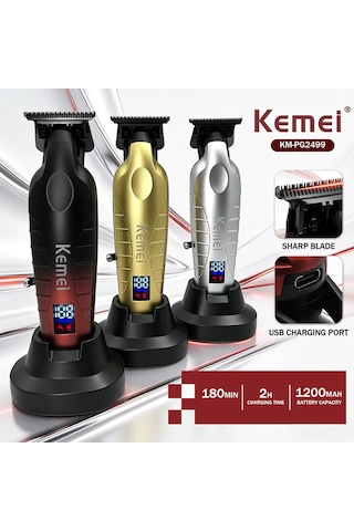 Kemei Km-pg2499 Profesyonel Sakal Kesimi Yeni 180 Dk