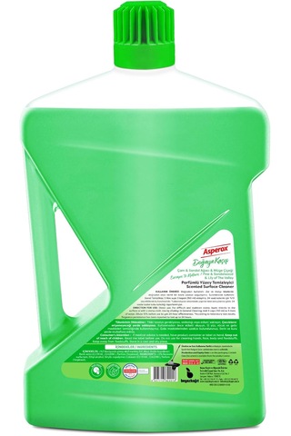 Asperox Doğaya Kaçış Parfümlü Yüzey Temizleyici Çam & Sandal Ağacı Müge Çiçeği Kokulu 2.5 Litre Tekli
