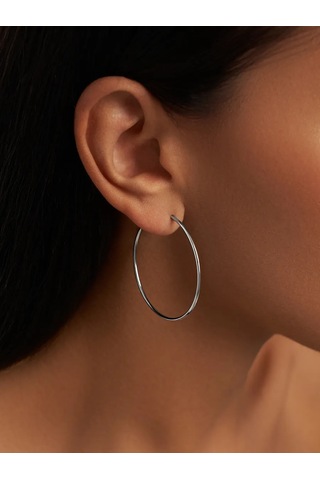 Mıx Jewelry Halka Küpeler Yuvarlak Zanzibar Gümüş 925 158990122 Diğer