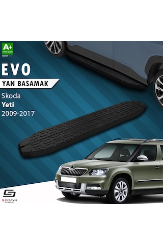 S-dizayn Skoda Yeti Evo Siyah Yan Basamak 173 Cm 2009-2017