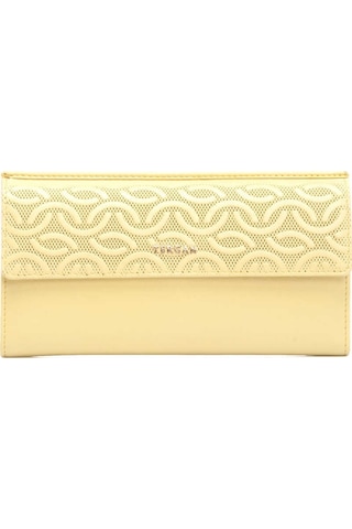Tergan Sarı Deri Kadın Cüzdan - S1cb00005793-l5e Sarı