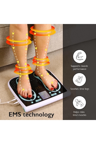 Sensio Spa Ems Ayak Ve Vücut Masajı, Titreşimli, Uzaktan Kumandalı Ve 4 Pedli - 99 Seviye Şebeke Veya Pille Çalışan Elektrikli Kas Stimülatörü Tens Makinelerine Popüler Alternatif