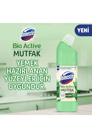Domestos Çamaşır Suyu Dağ Esintisi 3 x 750 ML + Domestos Çamaşır Suyu Bio Active Mutfak 3 x 750 ML