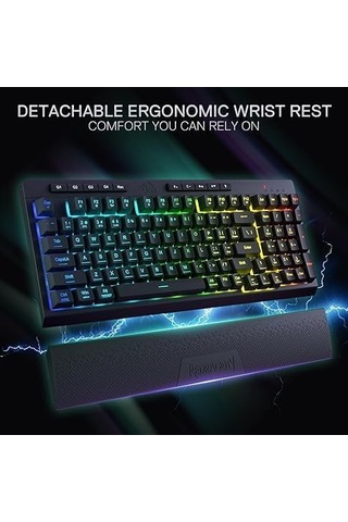 K515 Pro Shiva Rgb Kablosuz Membranlı Türkçe Oyun Klavyesi, 98 Tuşlu Mekanik Hissi Klavye Ve Smooth Lineer Switch,ma
