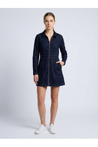 Sorya Mid Indigo Elbise Mid Indigo