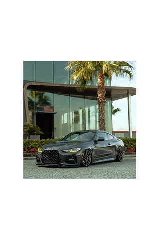 Bmw 4 Serisi G22 2020+ Ön Lip Parlak Siyah Sport Ön Tampon Lipi Body Kit Ön Alt Lip Spoiler