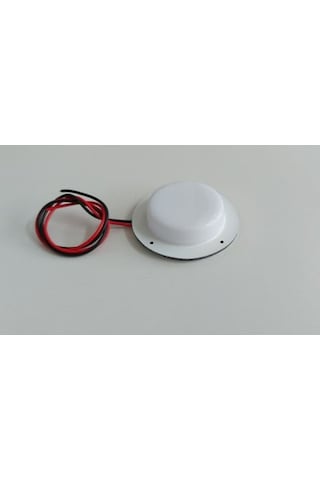 Su Geçirmez Mini Yuvarlak Marine Yat Tekne Karavan 12V DC (BEYAZ)