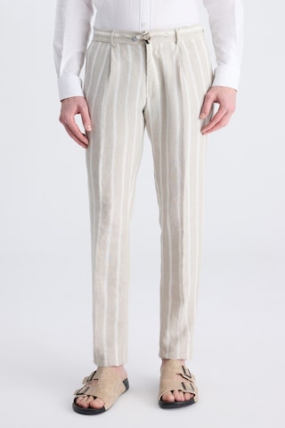 Twn Slim Fit Bej Armürlü %100 Keten Jogger Pantolon 4ec03tl133242 Bej