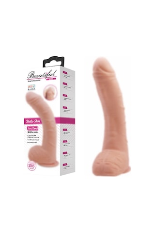 Hızlı Express Baile Beautiful 27 Cm G-Spot Realistik Damarlı Vantuzlu Dev Dildo Penis