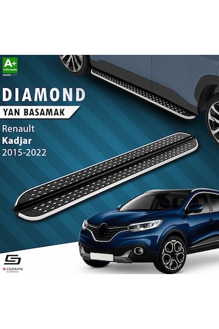 S-dizayn Renault Kadjar Diamond Krom Yan Basamak 173 Cm 2015-2022