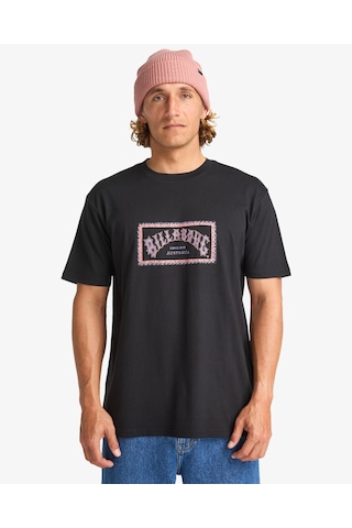 Quiksilver Billabong Yazı Baskılı Erkek Tişört Ebyzt00341 Siyah