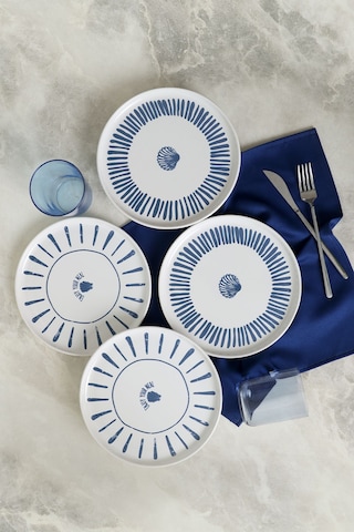 Keramika Ocean Muse Nordıc Pasta Tabağı 22 Cm 4 Adet 22953-54 Çok Renkli