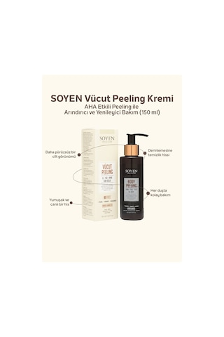 Vücut Peeling Kremi Aha Etkili Peeling İle Arındırıcı Ve Yenileyici Bakım 150 Ml