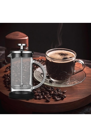 Suntek Fransız, Temizlenebilir Sürahi Piston Espresso , 304