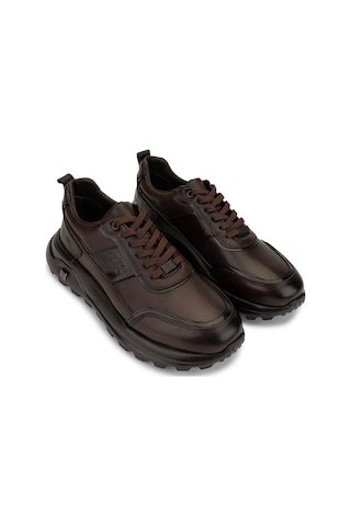 Tamer Tanca Erkek Hakiki Deri Kahverengi Sneakers & Spor Ayakkabı 298 3160-30219 Erk Ayk Sk25-26 Kahve Sılver Kahverengi