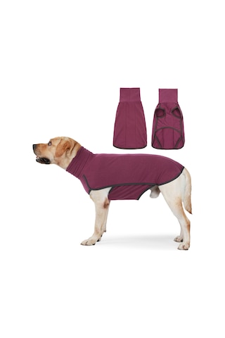 Xindoker Köpek Kışlık Yünlü Kazak - Esnek Ve Nefes Alabilir Burgundy Renk