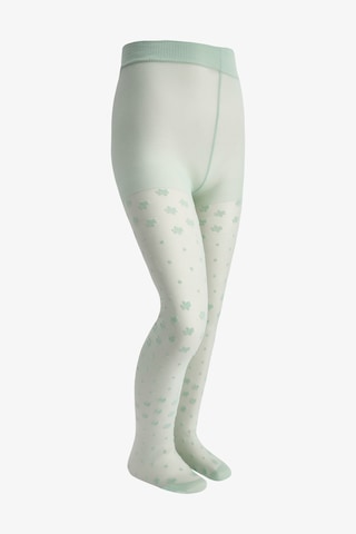 Penti Kız Çocuk Pretty Dotted Daisy Külotlu Çorap Açık Yeşil