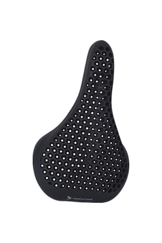 Suntek Erkekler Kadınlar Için Tam Silikon Bisiklet Koltuk Siyah