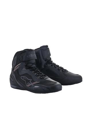 Alpinestars Faster-3 Rideknit Korumalı Motosiklet Botu Siyah Siyah