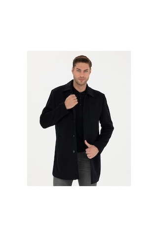 Pierre Cardin Siyah Slim Fit Kaşe Kaban G021sz0ks.000.1668724.vr046 Kahverengi