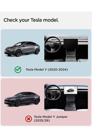 Lexroo Tesla Model Y Legacy 2024-2023 Arka Koltuk Emniyet Kemeri Yükseltici To250 Black - Acp06041