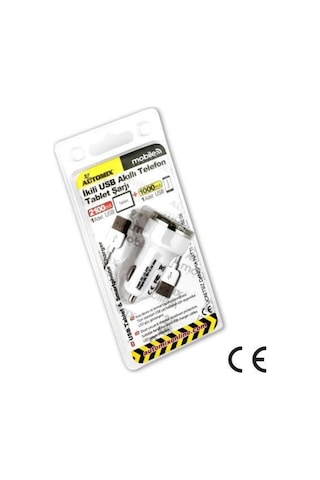 Automix Ikili Usb Akıllı Telefon Ve Tablet Şarjı (502707078)