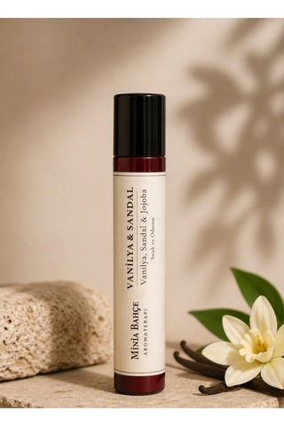 Vanilya & Sandal Roll - %100 Doğal Vanilya Ve Sandal Ağacı Yağı 10 Ml