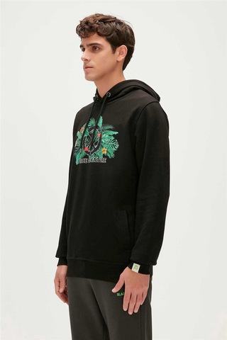 Bad Bear Re-born Hoodie Erkek Sweatshirt-5078 Night