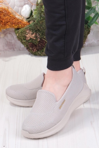 Fort King Karen Rahat Hafif Memory Foam Taban Sneaker Kadın Ayakkabı Bej