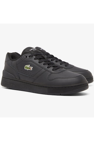 Lacoste T-clip Set 224 02 Leather Mens Sneaker Hakiki Deri Erkek Günlük Spor Ayakkabı Siyah