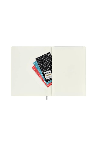 Moleskine 12 Ay Haftalık Ajanda Xl Boy 19x25 Yumuşak Kapak Siyah Siyah