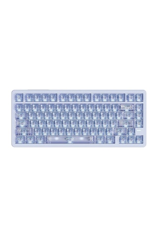 Vgn Neon75he Air 8k Hall Effect Rapid Trigger Manyetik Oyuncu Klavyesi Kablosuz-blue Frosted Transparent