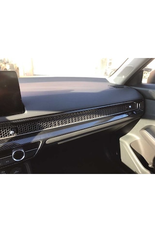 Honda Civic Fe1 2022 Uyumlu Göğüslük Kaplama 2 Parça Karbon