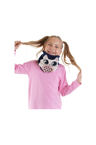 Denokids Kedicik Kız Çocuk Triko Boyunluk Renkli