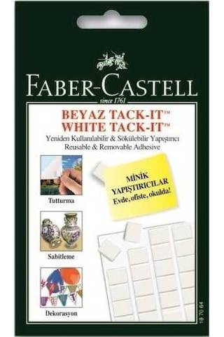 Faber Castell Tack-it Hamur Yapıştırıcı Patafix Beyaz 50 Gr 90 Ad
