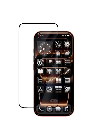 Apple iPhone Uyumlu 16 Plus Mohseven M6 Hd Temperli Cam Ekran Koruyucu Uygulama Aparatlı Şeffaf