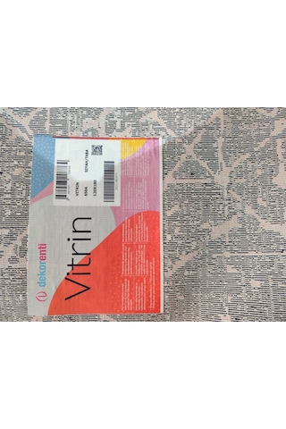 Enti Halı Vitrin 6504 Siyah 120 180