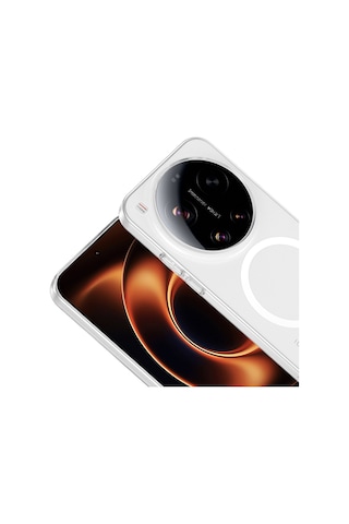 Vendas Xiaomi 17 Ultra Kamera Korumalı M-safe Şarj Özellikli Şeffaf Zore London Sert Pc Kapak